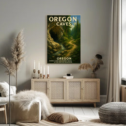 Oregon Marble Caves Poster