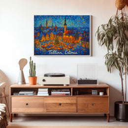 Tallinn, Estonia Winter Wonderland Poster