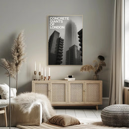 Concrete Giants of London Urban or Cityscape Poster