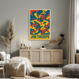 Jim Thorpe Athletic Icon Poster