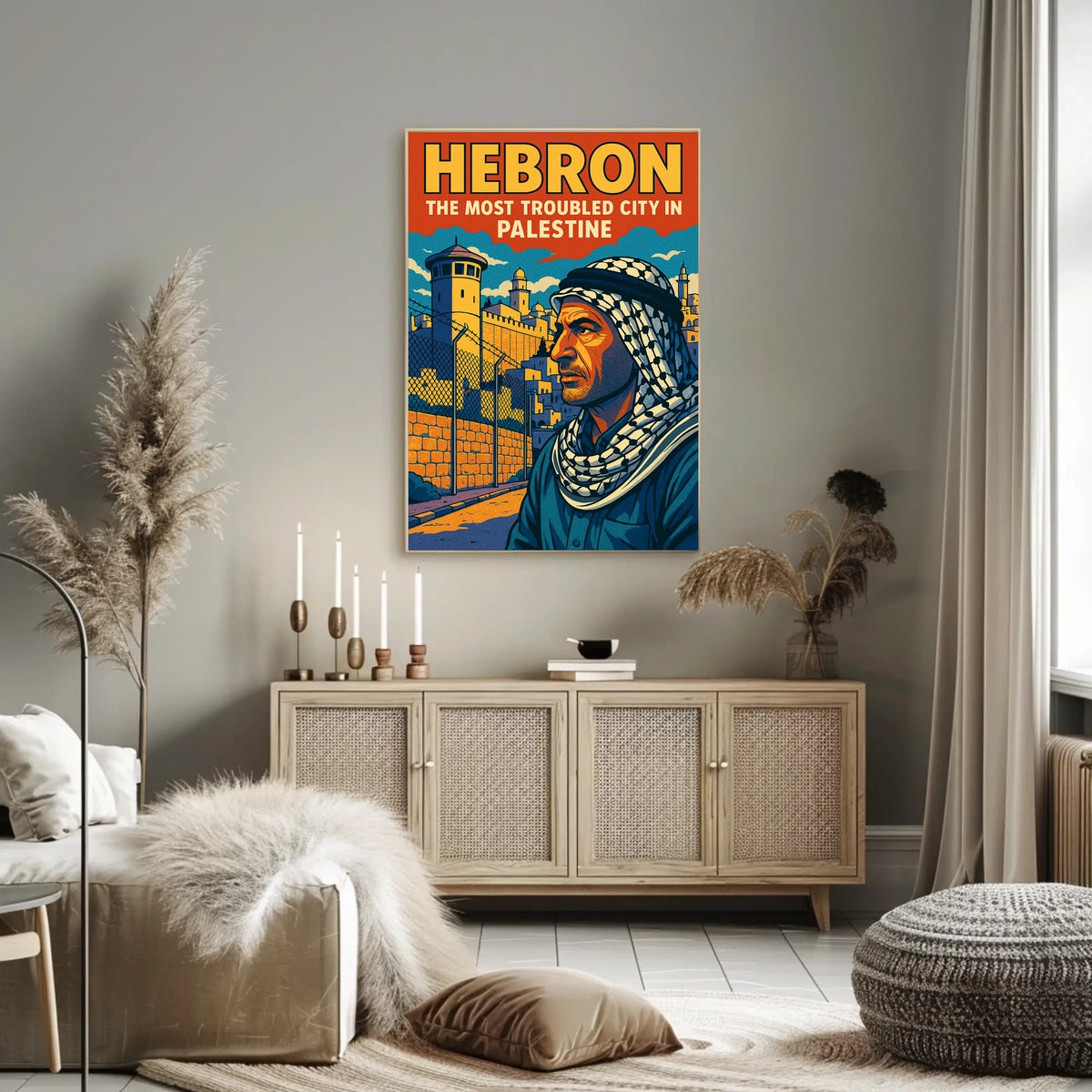 Hebron The Most Troubled City in Palestine Poster