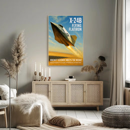 X-24B Flying Flatiron Poster PosterGoat