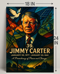 Jimmy Carter United States Leader Fine Art Print PosterGoat