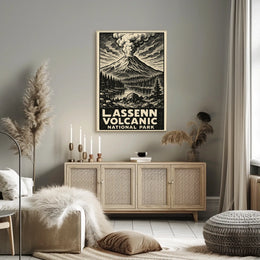 Lassen Volcanic National Park Wanderlust Poster