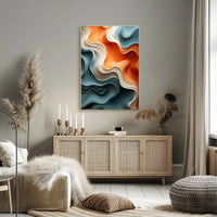 Flowing Colors Poster PosterGoat