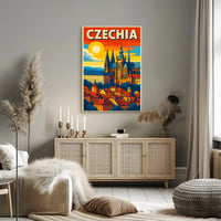 Czechia Travel Poster