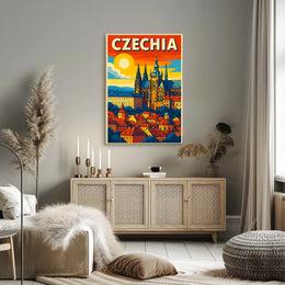 Czechia Travel Poster