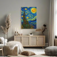 Starry Night Inspiration Poster