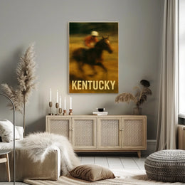 Kentucky Horse Racing Poster