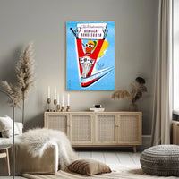 Winter Travel With Deutsche Bundesbahn Poster