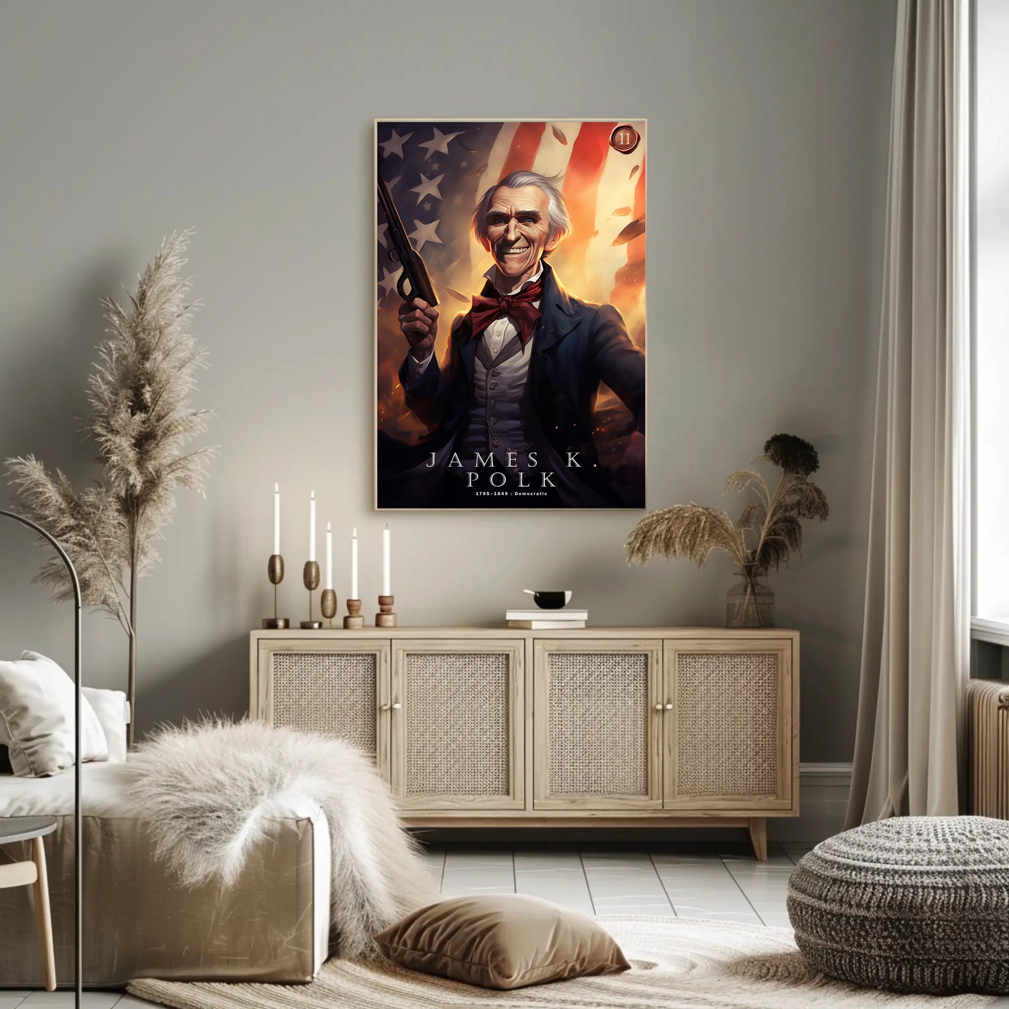 James K. Polk Poster