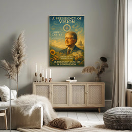 Jimmy Carter Commander in Chief Archival Poster PosterGoat