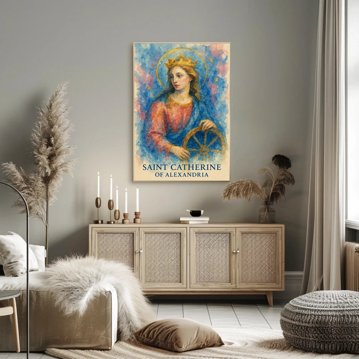 Saint Catherine of Alexandria Poster