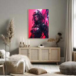 Futuristic Cyborg High-Tech Cyberpunk Poster Sci-Fi Poster