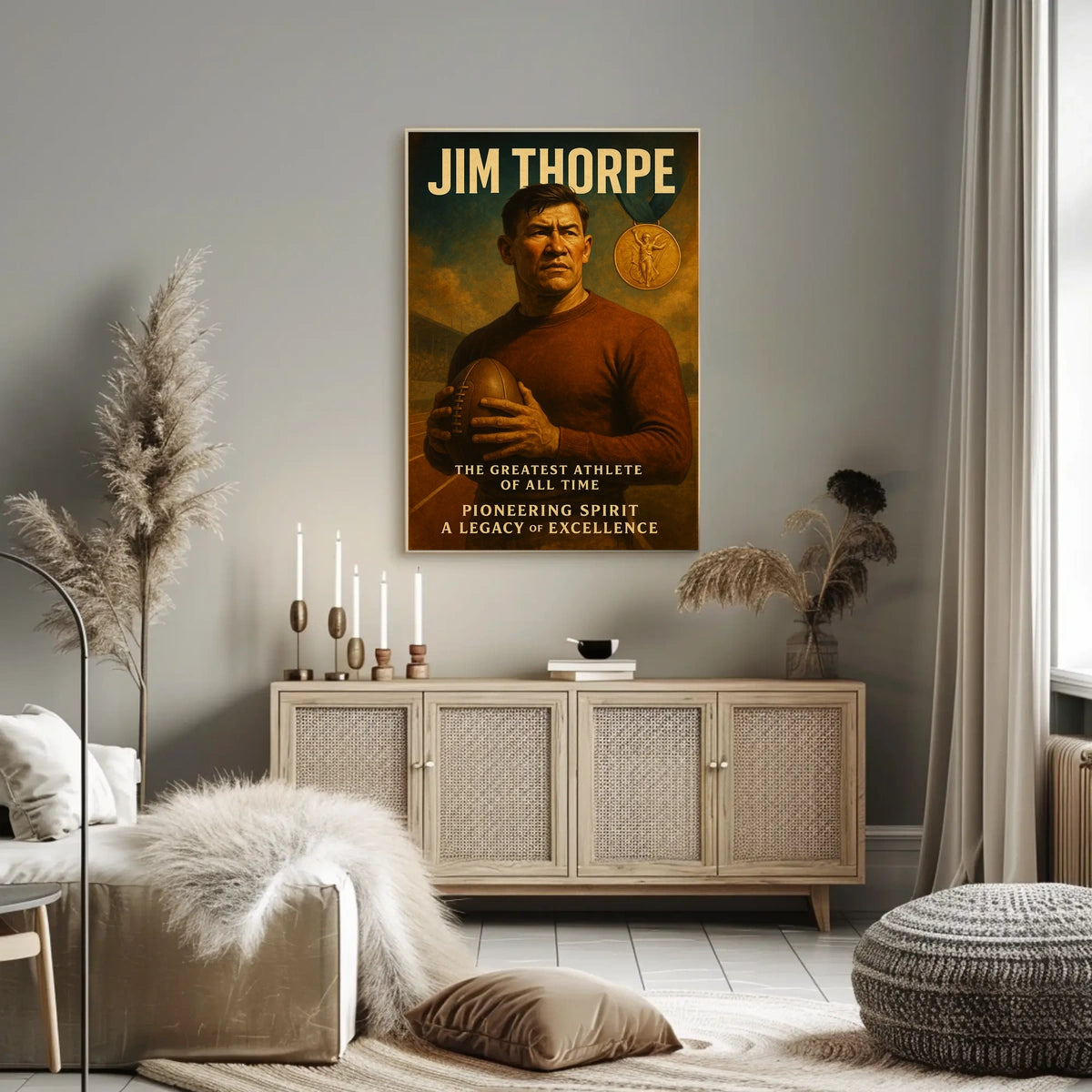 Jim Thorpe A Legacy of Excellence Poster