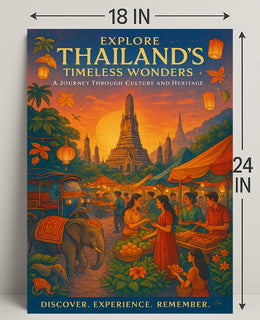 Thai Culture Adventure: Travel Poster