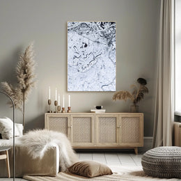 Winter Landscape From Above Poster