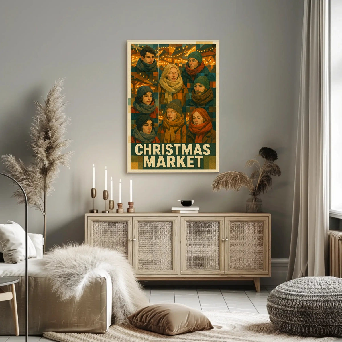 Christmas Market Poster