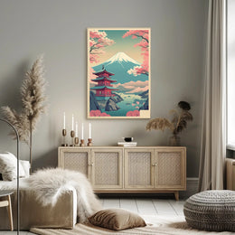 Tranquil Japanese Landscape Poster