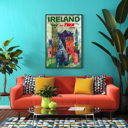 Ireland TWA Travel Poster