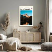 Rocky Mountain National Park Scenic Poster Print