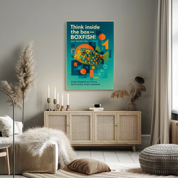 Think Inside the BoxBoxfish Poster