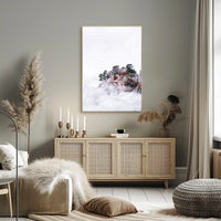 Misty Mountain Serenity Poster