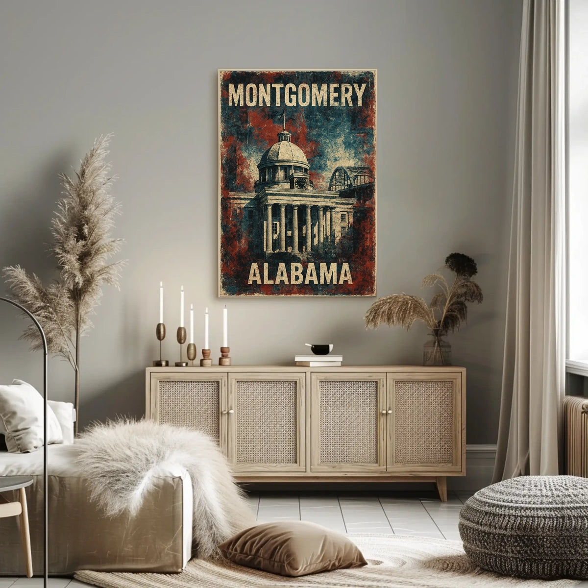 Montgomery, Alabama Poster