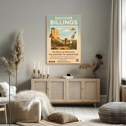 Discover Billings Poster PosterGoat