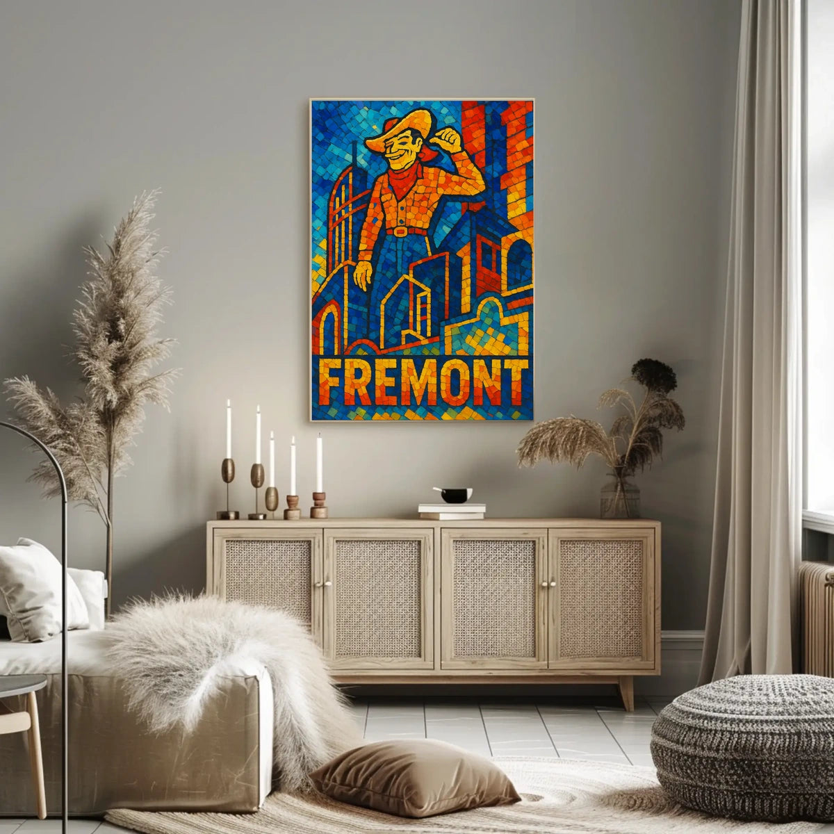 Fremont Mosaic Poster