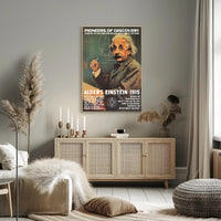 Einstein Theory Relativity Vintage Inspirational Poster