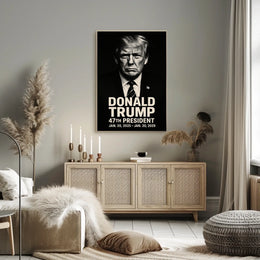 Donald Trump 47th President Poster
