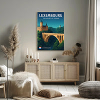 Luxembourg The Heart of Europe Poster PosterGoat