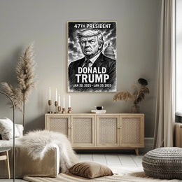 Donald Trump 47th President Poster