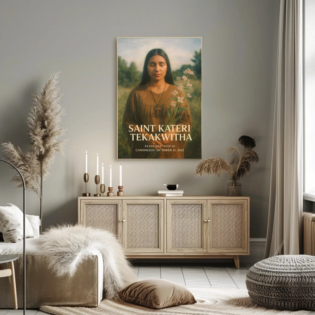 Saint Kateri Tekakwitha Poster