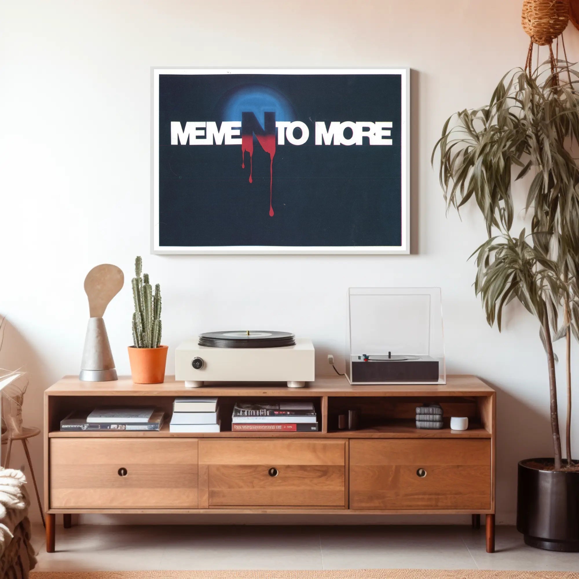 Evocative Typography with Dark Imagery Poster