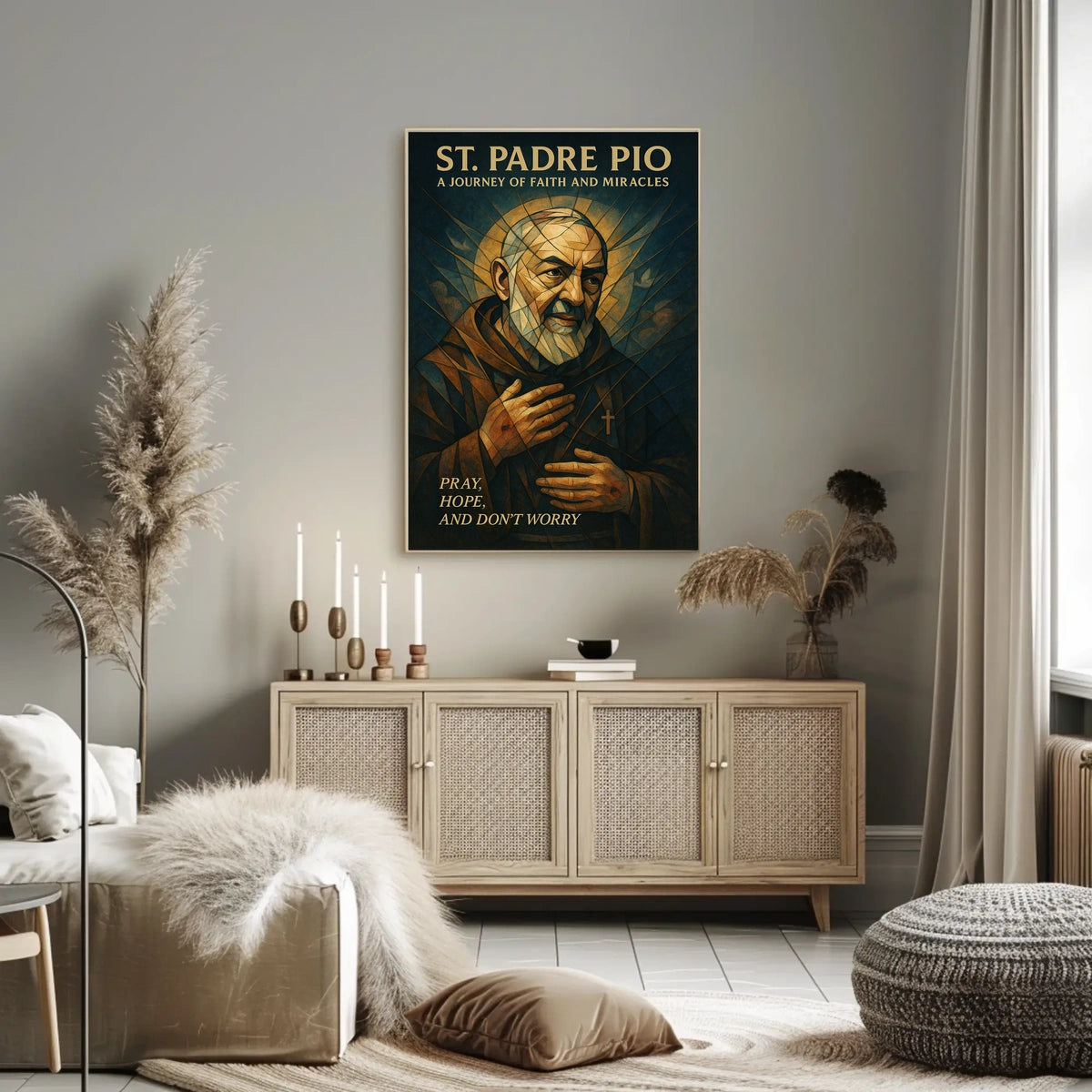 St. Padre Pio A Journey of Faith and Miracles Poster