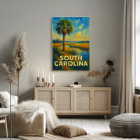 South Carolina Landscape Poster