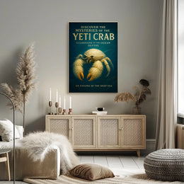 Discover the Mysteries of the Yeti Crab Poster