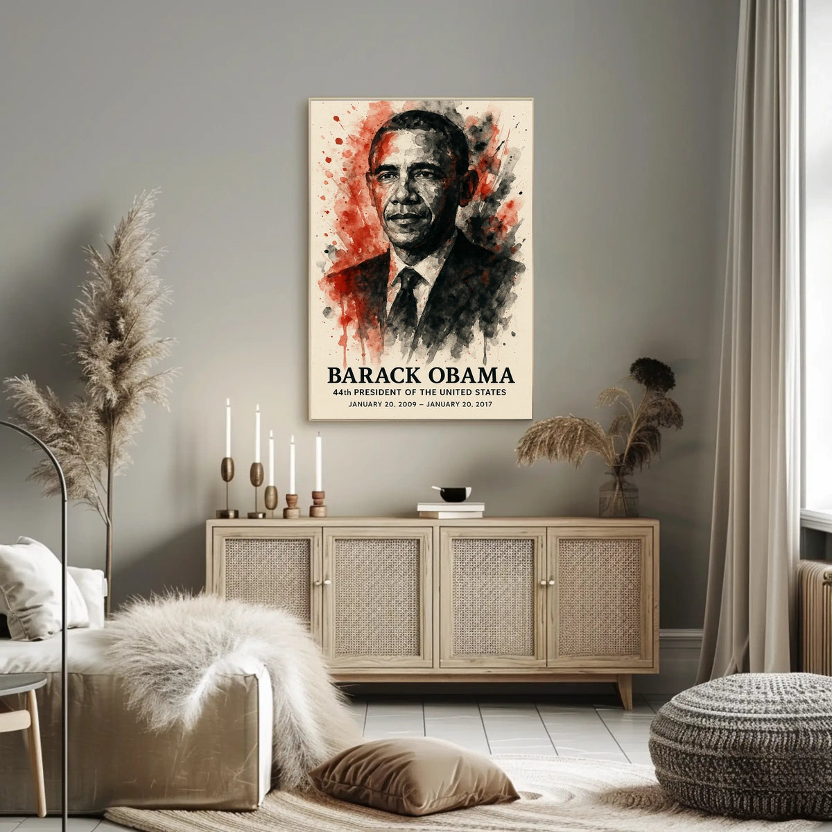 Barack Obama 44th President Poster