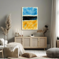 Abstract Color Blocks Abstract Poster