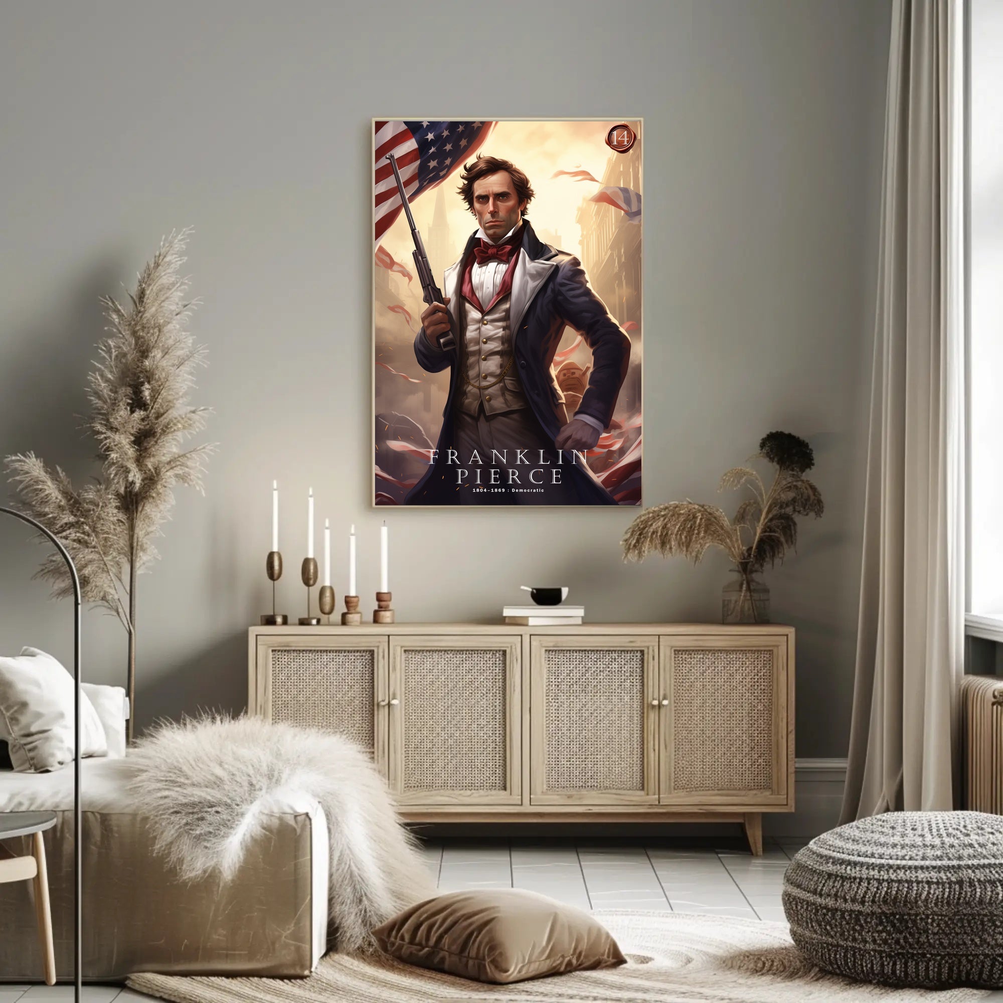 Franklin Pierce: A Democratic Legacy Poster