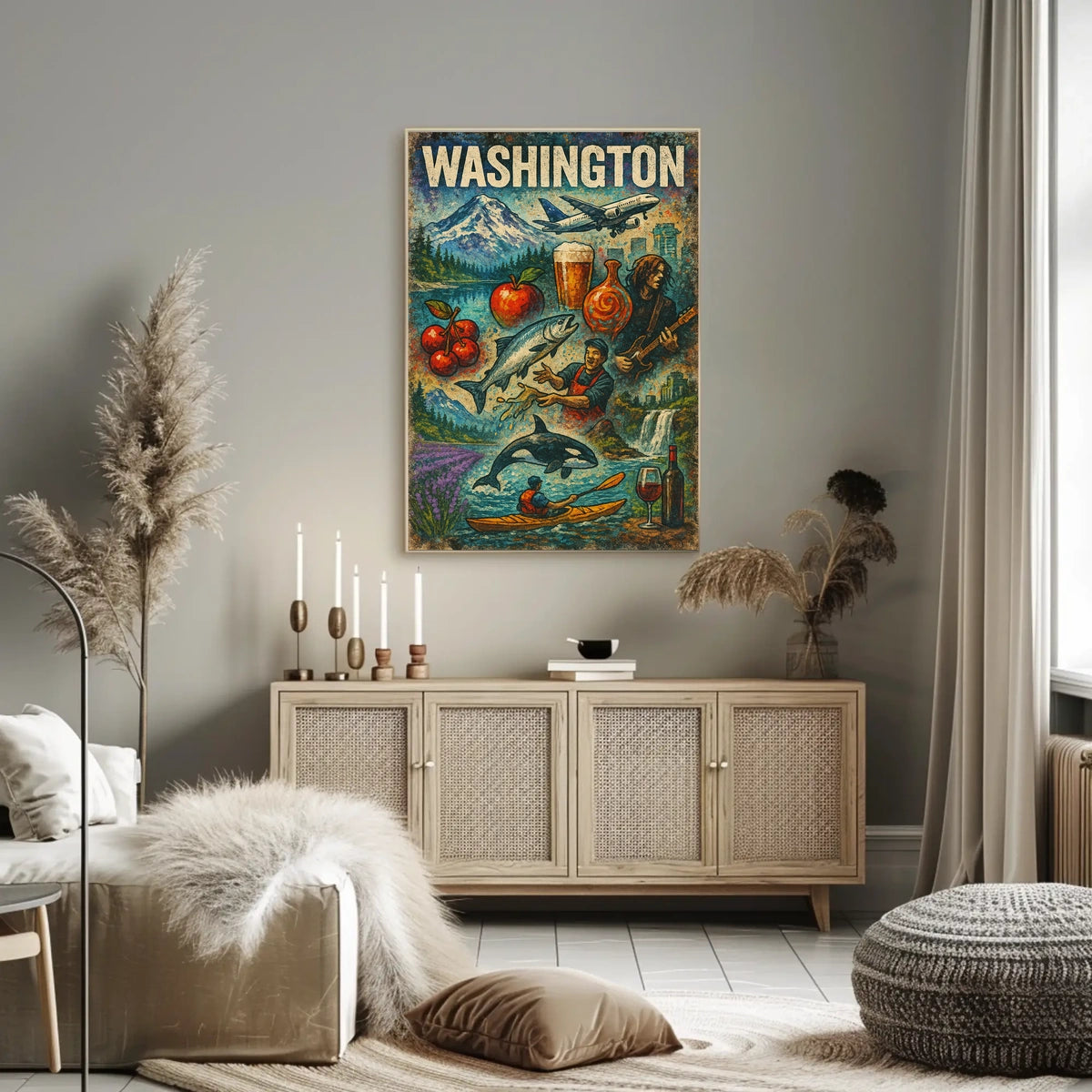 Washington State Highlights Poster