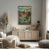 Washington State Highlights Poster