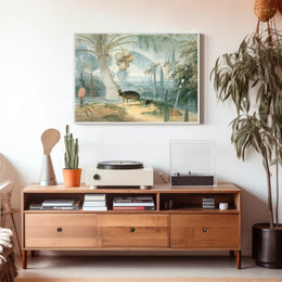 Tropical Wilderness Scene Poster