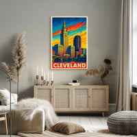 Cleveland Skyline Poster