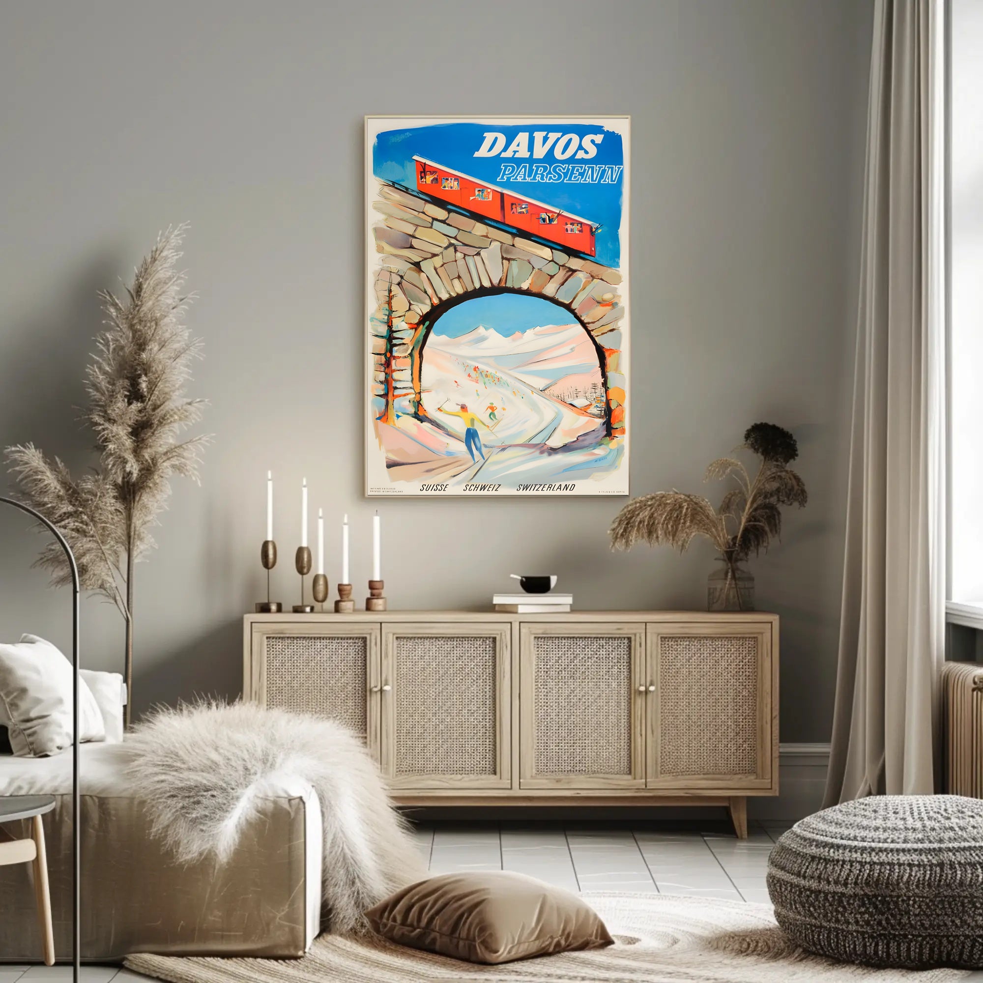 Davos Parsenn Ski Resort Poster PosterGoat