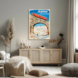 Davos Parsenn Ski Resort Poster PosterGoat