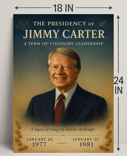 Jimmy Carter Presidential Tribute Photo Tribute Poster PosterGoat