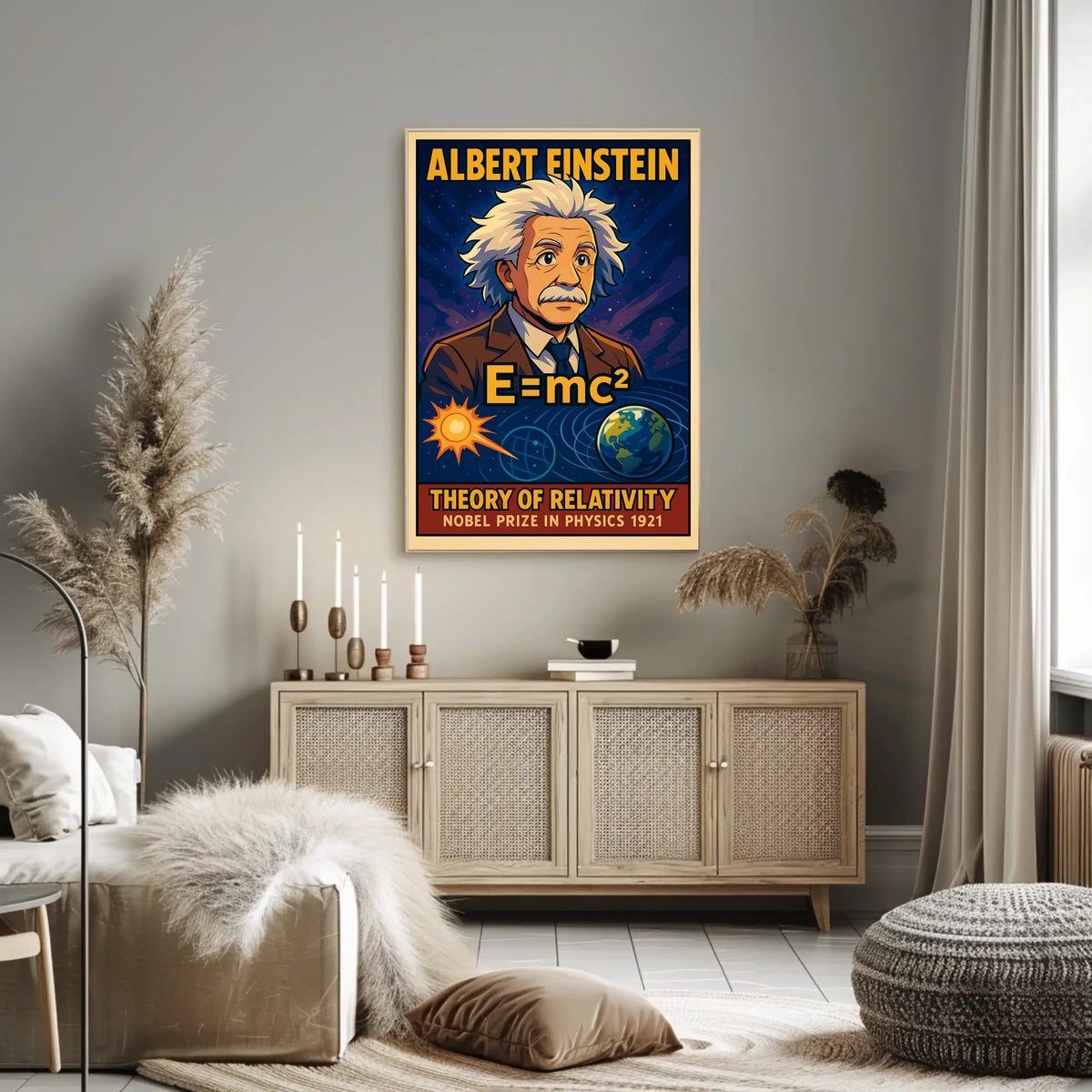 Albert Einstein Nobel Prize In Physics Poster